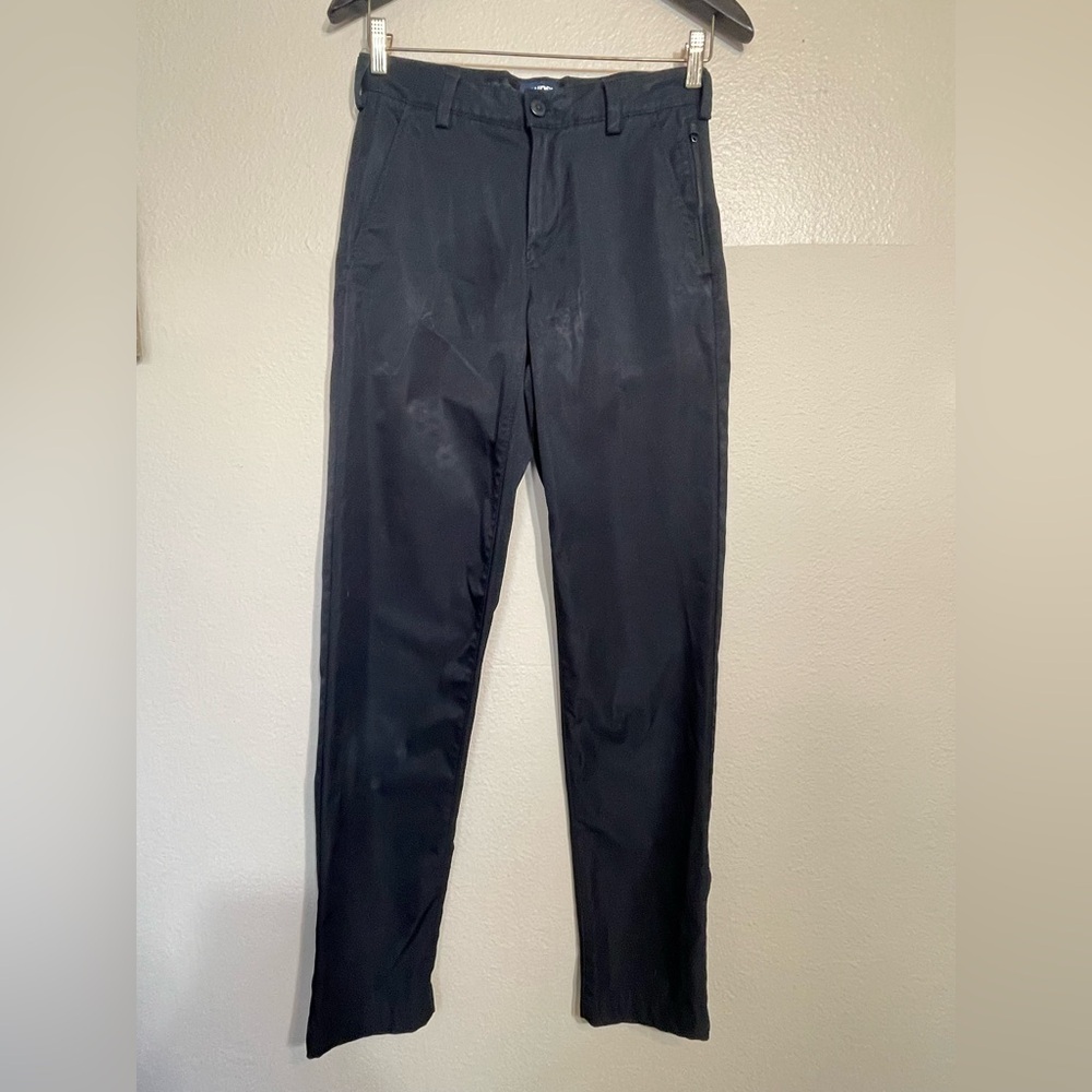 Lands' End men’s 27x33 Classic Black Dress Pants